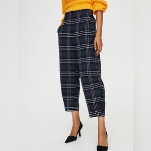 Aritzia Wilfred DAWNA Plaid Pants